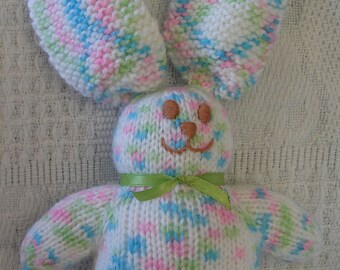 Hand knit Mini Bunny