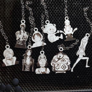 One Piece Schlüsselanhänger SVG, DXF, LBRN2 Datei für die Lasergravur - Digitaler Download Anime Schlüsselanhänger Design