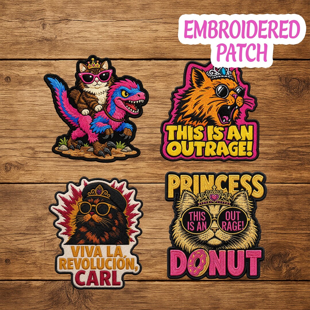 Embroidered Dungeon Crawler Carl Patch, Princess Donut Merchandise ...