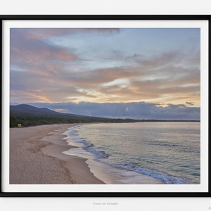 Sunrise At Makena Beach (Big Beach), A Maui Hawaii Fine Art Photography Print, Oneloa Beach, Art For Gratitude