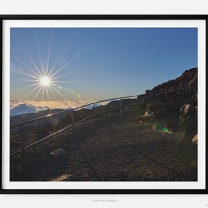 Haleakalā Summit At Sunrise Near Vistor Center, Haleakalā National Park Fine Art Photography Print, In Maui Hawaii, Art For Gratitude