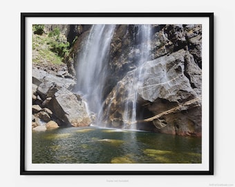 Dolny Wodospad Yosemite, w Parku Narodowym Yosemite, Wydruk Fotografii Artystycznej, Lato, W Kalifornii, Sztuka Wdzięczności