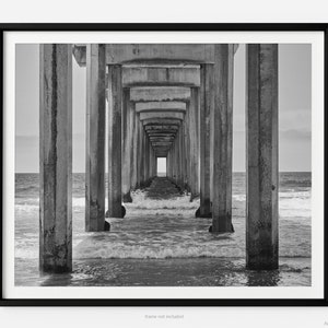 Ellen Browning Scripps Memorial Pier, La Jolla Fine Art Photography Print, At UC San Diego Scripps Institution of Oceanography