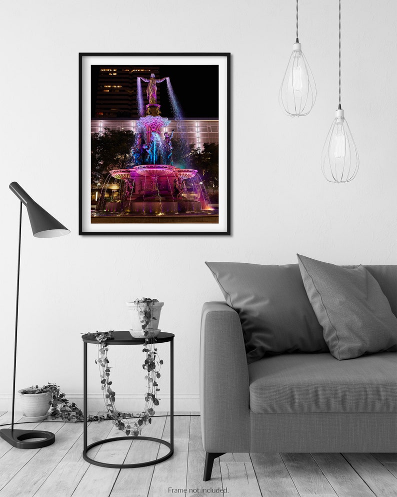 Fountain Square Cincinnati Photography Print, A Historic Landmark, With ...