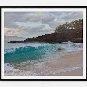 Waves At Makena Beach (Big Beach), A Maui Hawaii Fine Art Photography Print, Oneloa Beach, Art For Gratitude