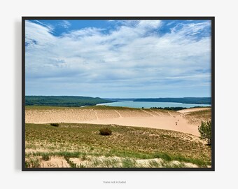 Sleeping Bear Dunes National Lakeshore Photography Print, Michigan Summer, On Lake Michigan, Lower Peninsula, Art For Gratitude.