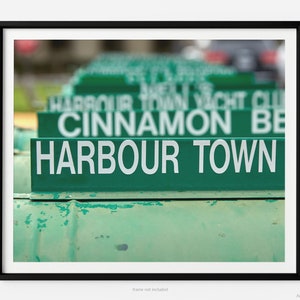 Harbour Town Mailbox Sign In Sea Pines, Hilton Head Island Fine Art Photography Print, Wall Art, Art For Gratitude