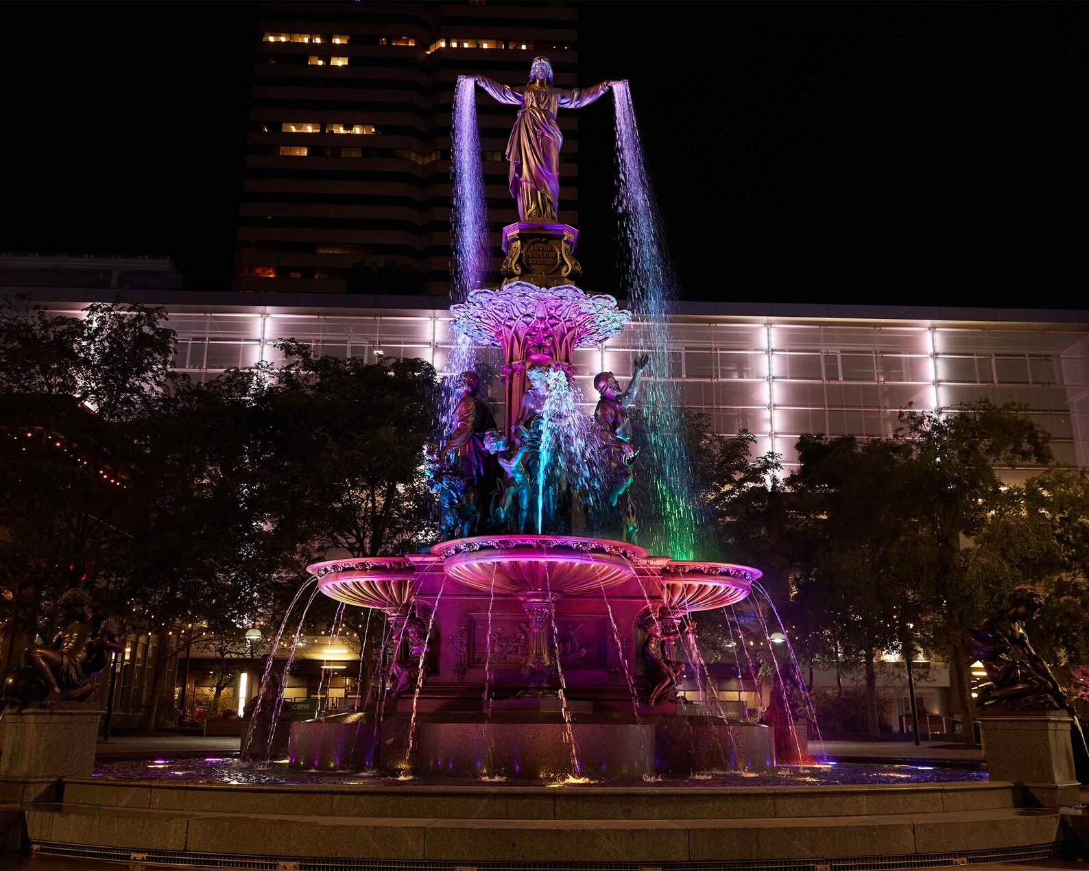 Fountain Square Cincinnati Photography Print A Historic Etsy