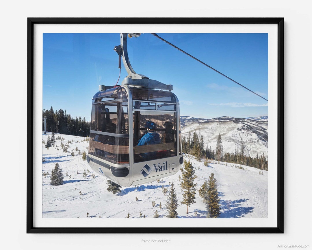 Eagle Bahn Gondola, Vail Colorado Fine Art Photography Print, at Vail