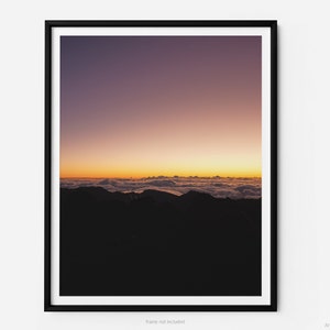Haleakalā Summit At Sunrise, Haleakalā National Park Fine Art Photography Print, In Maui Hawaii, Pā Kaʻoao Trail Overlook, Art For Gratitude