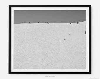 China Bowl At Vail Ski Resort, A Vail Black And White Fine Art Photography Print, Art For Gratitude