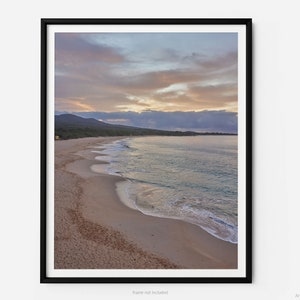 Sunrise At Makena Beach (Big Beach), A Maui Hawaii Fine Art Photography Print, Oneloa Beach, Art For Gratitude