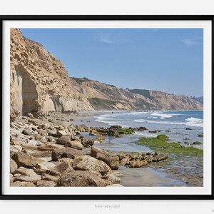 Black&#39;s Beach, Torrey Pines Fine Art Photography Print, On Beach Trail, In San Diego California, Art For Gratitude