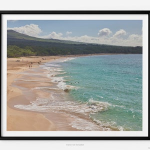 Makena Beach (Big Beach), A Maui Hawaii Fine Art Photography Print, Oneloa Beach, Art For Gratitude