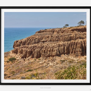 Razor Point, Torrey Pines konstfotografitryck, på Razor Point-leden, i San Diego, Kalifornien, Konst för tacksamhet