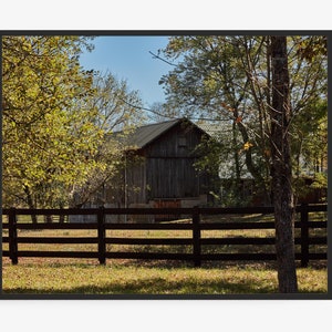Cincinnati Photography Print, Barn On Spooky Hollow Road, Near Old Montgomery, and Indian Hill. Ohio. Art For Gratitude