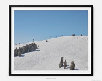 Tea Cup Express Lift And Genghis Khan Run, A Vail Colorado Fine Art Photography Print, At Vail Ski Resort, Legendary Back Bowls,