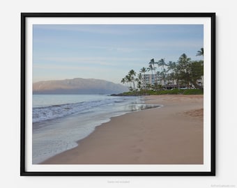 Sunrise At Kamaole Beach Park II In Kihei, A Maui Hawaii Fine Art Photography Print, Art For Gratitude