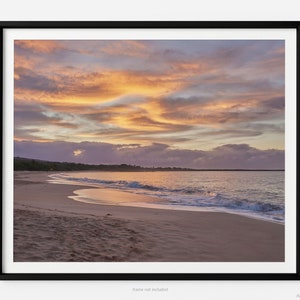 Sunrise At Makena Beach (Big Beach), A Maui Hawaii Fine Art Photography Print, Oneloa Beach, Art For Gratitude