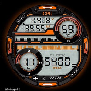 AIDA64 Sensor Panel Template | CPU GPU Monitor | Fps Gaming PC Display Skin | 1920x480 & 1600x1200
