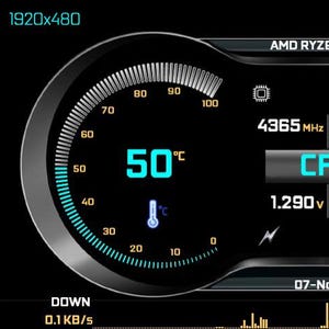 AIDA64 Sensor Panel Template: PC Monitor Skin (Digital Download) (Multiple Resolution)