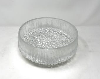 Frutero escandinavo moderno Iittala grande de vidrio de Tapio Wirkkala
