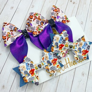 Mommy & Me, Daughter Mother&#39;s Day, Cartoon Mom Hair Bow, Character Mothers Hair Clip, Toddler + Little Girl  Hair Clip, Baby Hair Bow, Mommy