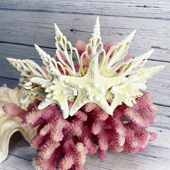 MERMAID HAIRBAND Flower Starfish Sea Shell Beach Fancy Dress Party Bridal Gift 