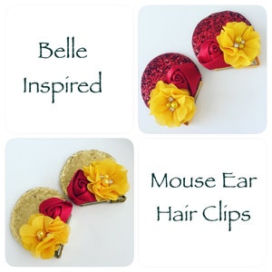 Mouse Ear Hair Clips