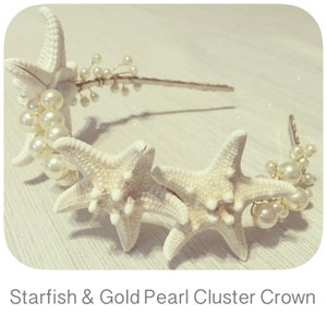 Beach Wedding Crown + Starfish Crown + Bridal Headpiece + Mermaid ...