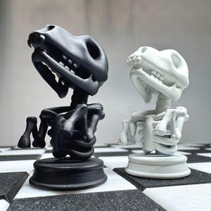Skeleton Chess Set