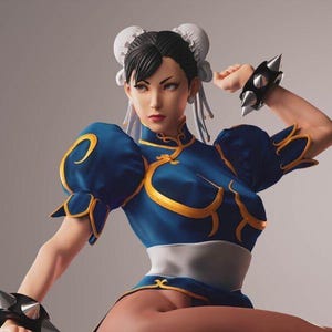 Chun-Li Figure – Street Fighter Fan Art Statue