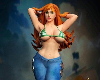 Nami Figure – Fan Art Collectible Statue | Anime-Inspired Display Model