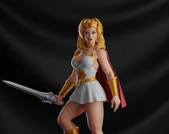 She-Ra Figur – Prinzessin der Macht Resin Statue – Handgemachte Fan Art