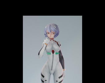 Figura de Ayanami – Estatua artesanal inspirada en el arte de los fans para coleccionistas