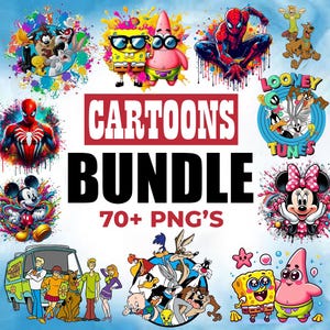 Cartoon Mega Bundle Png, Cartoon characters, Cartoon Clipart, Cartoon png, Cartoon SVG, Cartoons Bundle, Retro Svg, Silhouette, Cricut Files