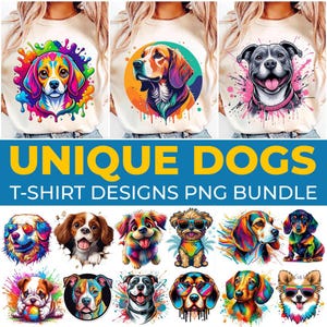 Cute Dog Png Bundle, Digital Fan Art for Cricut, Cartoon Dog Png, DOG Svg, Silhouette & DIY, High Quality Dog Clipart, Birthday Dog, Dog Boy