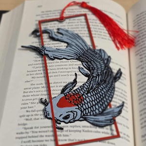 Framed Koi Fish Bookmark