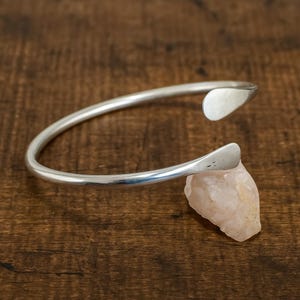 Solid 925 Sterling Silver Plain Bangle - Heavy Bangle - Stackable Bangle - Single Wrist Bangle - Adjustable Cuff Bangle - Women Gift Bangle