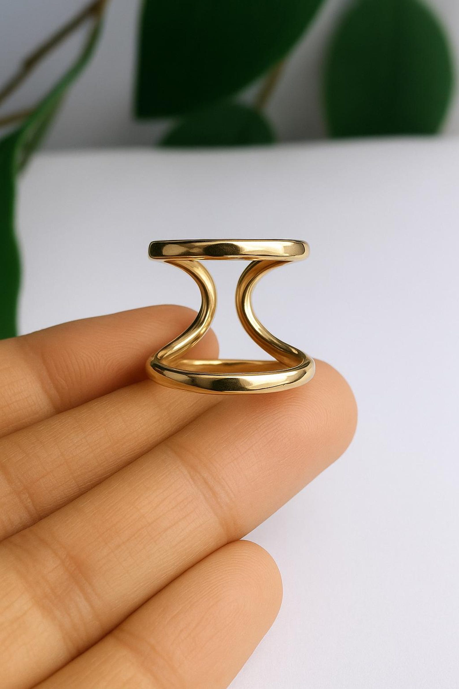Sterling Silver Swan Neck Splint Ring - Pain Relief Support - Etsy