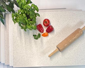 Pasta board / notice board / work board / baking board made of solid surface material 75*50 cm - non-porous & very hygienic