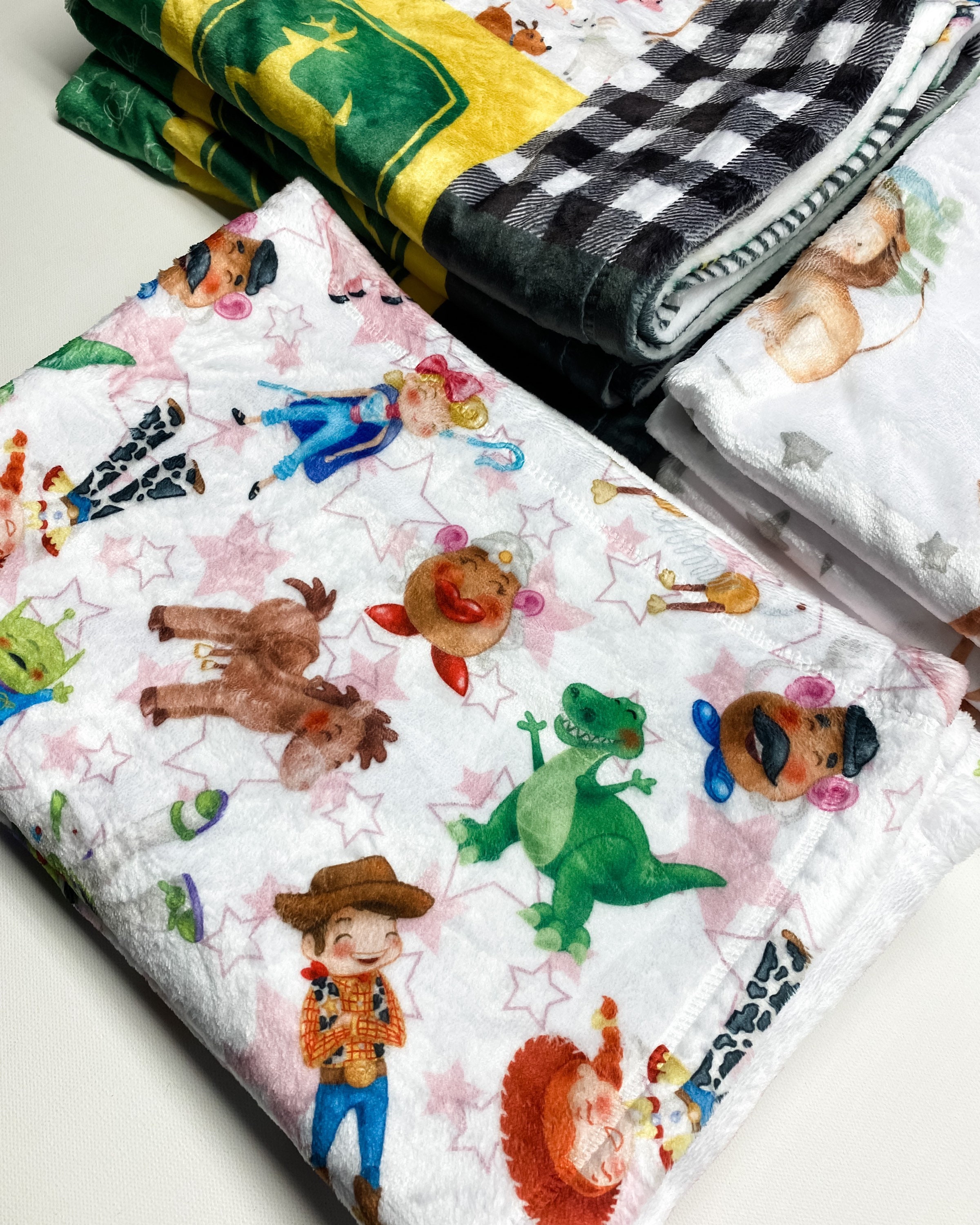 Personalized Girls Toy Story Character Blanket / Disney Toy Etsy 日本