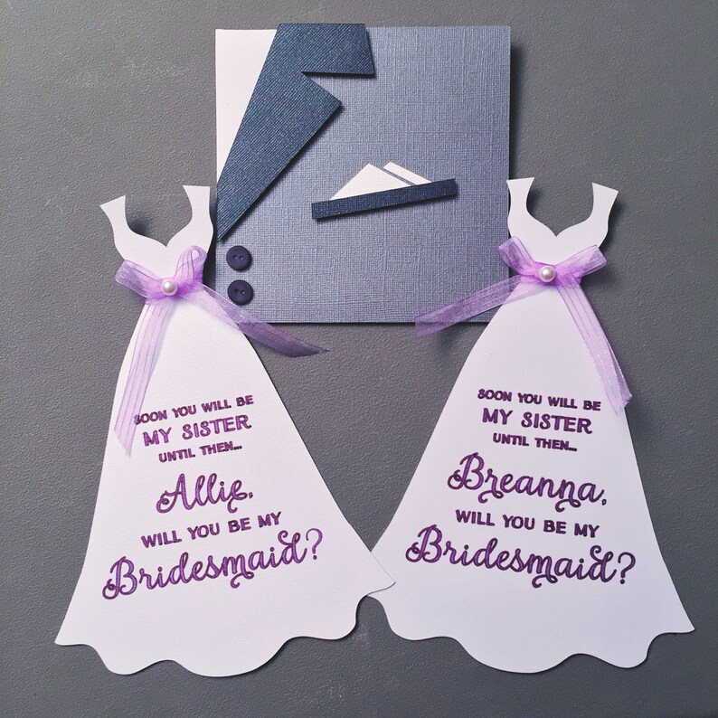 Download SVG Cut Files Will You Be My Bridesmaid Maid of Honor | Etsy