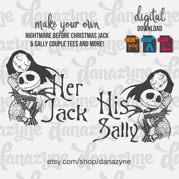 Nightmare Before Christmas Her Jack His 