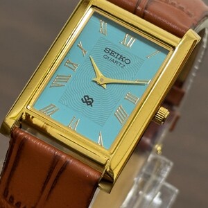 Seiko Tank Watch Leather Strap - Etsy