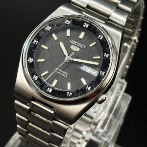 Vintage Seiko 5 Automatic Watch: Japan Made Stainless Steel, Serviced