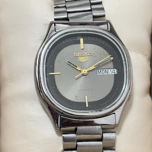Vintage Seiko 5 Stainless Steel Automatic Wrist Watch 6309 Cal /21 Jewels/Japan Made