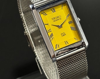 Vintage Seiko Panzeruhr: römische Ziffern, Edelstahl