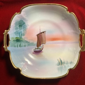 Nippon Morimura Brothers Vintage Noritake Hand Painted Dish Bowl 1910-1911