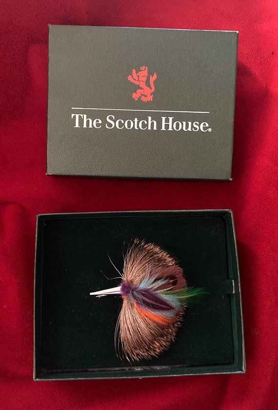 The Scotch House Vintage Feather Brooch